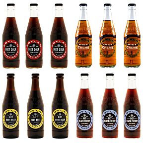 Boylan - Diet Soda Variety Pack - 12 oz (12 Glass Bottles)