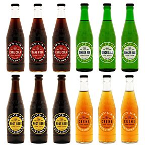 Boylan - Regular Soda Variety Pack - 12 oz (12 Glass Bottles)
