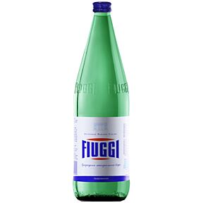 Fiuggi - Sparkling- Natural Mineral Water - 1 Liter (6 Glass Bottles)