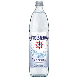 Gerolsteiner - Sparkling Natural Mineral Water - 750 ml (15 Glass Bottles)