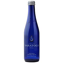 Saratoga - Still - Spring Water - 12 oz (24 Glass Bottles)