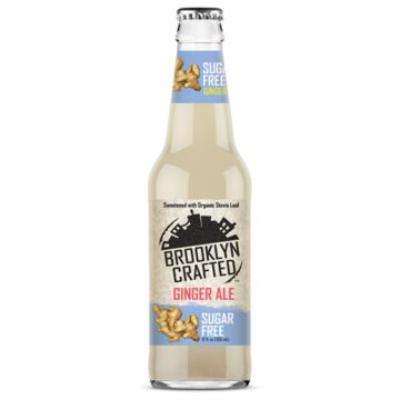 Brooklyn Crafted - Sugar Free Ginger Ale - 12 oz (9 Glass Bottles)