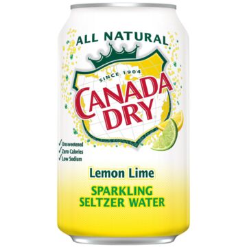 Canada Dry - Sparkling Lemon Lime - 12 oz (24 Cans)