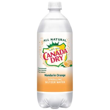 Canada Dry - Sparkling Mandarin Orange - 1 L (12 Plastic Bottles)