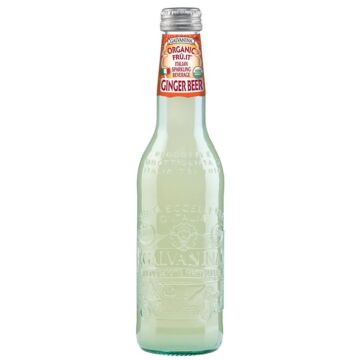 Galvanina - Organic Italian Soda Ginger Beer - 12 oz (12 Glass Bottles)