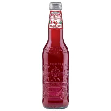 Galvanina - Organic Italian Soda Pomegranate - 12 oz (12 Glass Bottles)