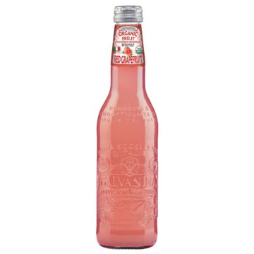 Galvanina - Organic Italian Soda Red Grapefruit - 12 oz (12 Glass Bottles)