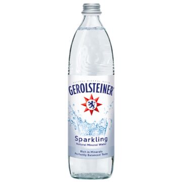 Gerolsteiner - Sparkling Natural Mineral Water - 750 ml (1 Glass Bottles)