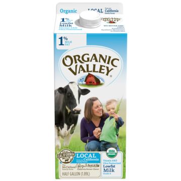 Organic Valley 1% Milk (Low Fat)