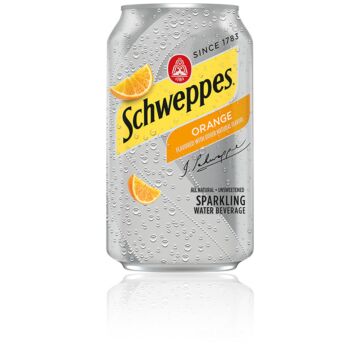 Schweppes - Sparkling Orange - 12 oz (24 Cans)