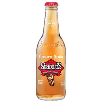 Stewart's - Cream Soda - 12 oz (12 Glass Bottles)