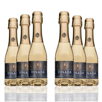 Vinada - Crispy Chardonnay (Zero Alcohol) - 200 ml (6 Glass Bottles)