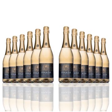 Vinada - Crispy Chardonnay (Zero Alcohol) - 750 ml (12 Glass Bottles)