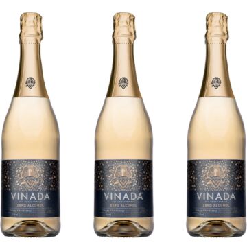 Vinada - Crispy Chardonnay (Zero Alcohol) - 750 ml (3 Glass Bottles)