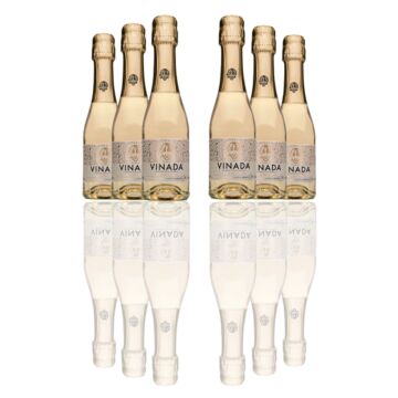 Vinada - Sparkling Gold Mini - Zero Alcohol - 200 mL (6 Glass Bottles)