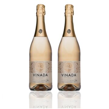 Vinada - Sparkling Gold - Zero Alcohol Wine - 750 mL (2 Glass Bottles)