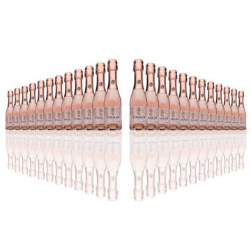 Vinada - Sparkling Rose Mini - Zero Alcohol - 200 mL (24 Glass Bottles)