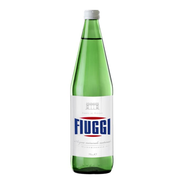 Fiuggi - Still - Natural Mineral Water - 1 Liter (6 Glass Bottles)