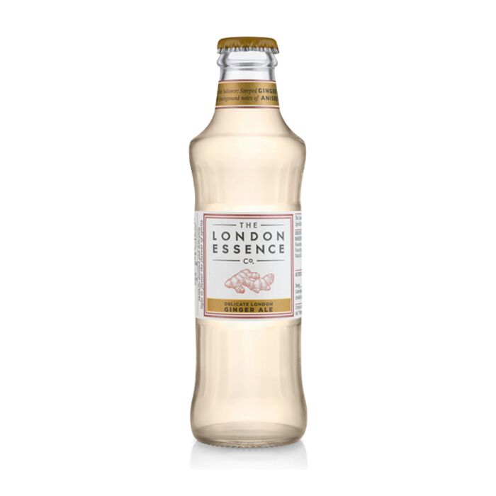 London Essence Co. - Delicate London Ginger Ale - 200 ml (24 Glass Bottles)