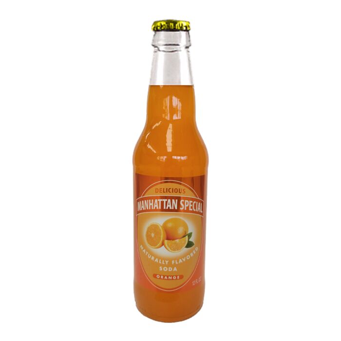 Manhattan Special - Orange Soda - 12 oz (24 Glass Bottles)