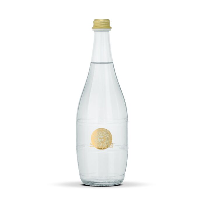 Sole Water - Deco - Sparkling Natural Mineral Water - 750 ml (6 Glass Bottles)
