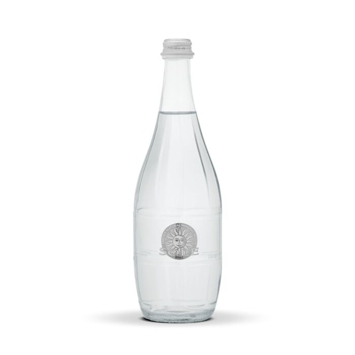 Sole Water - Deco - Still Natural Mineral Water - 750 ml (12 Glass Bottles)