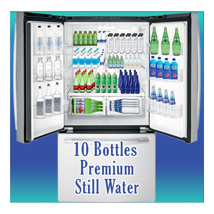 Top Shelf Water of the Month Club - Premium Still Water (10 Glass Bottles)