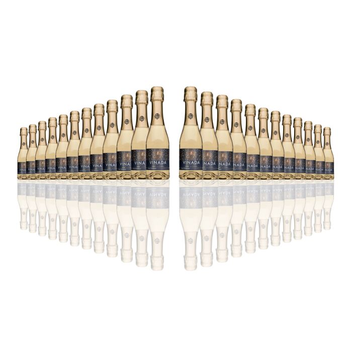 Vinada - Crispy Chardonnay (Zero Alcohol) - 200 ml (24 Glass Bottles)