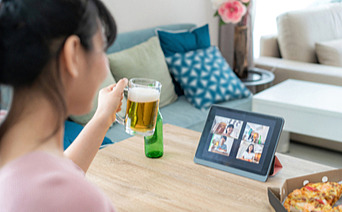 Social Distancing - Cyber Hangouts with Drinks
